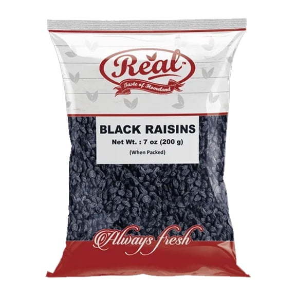 Real Black Raisins 7 oz (200g)