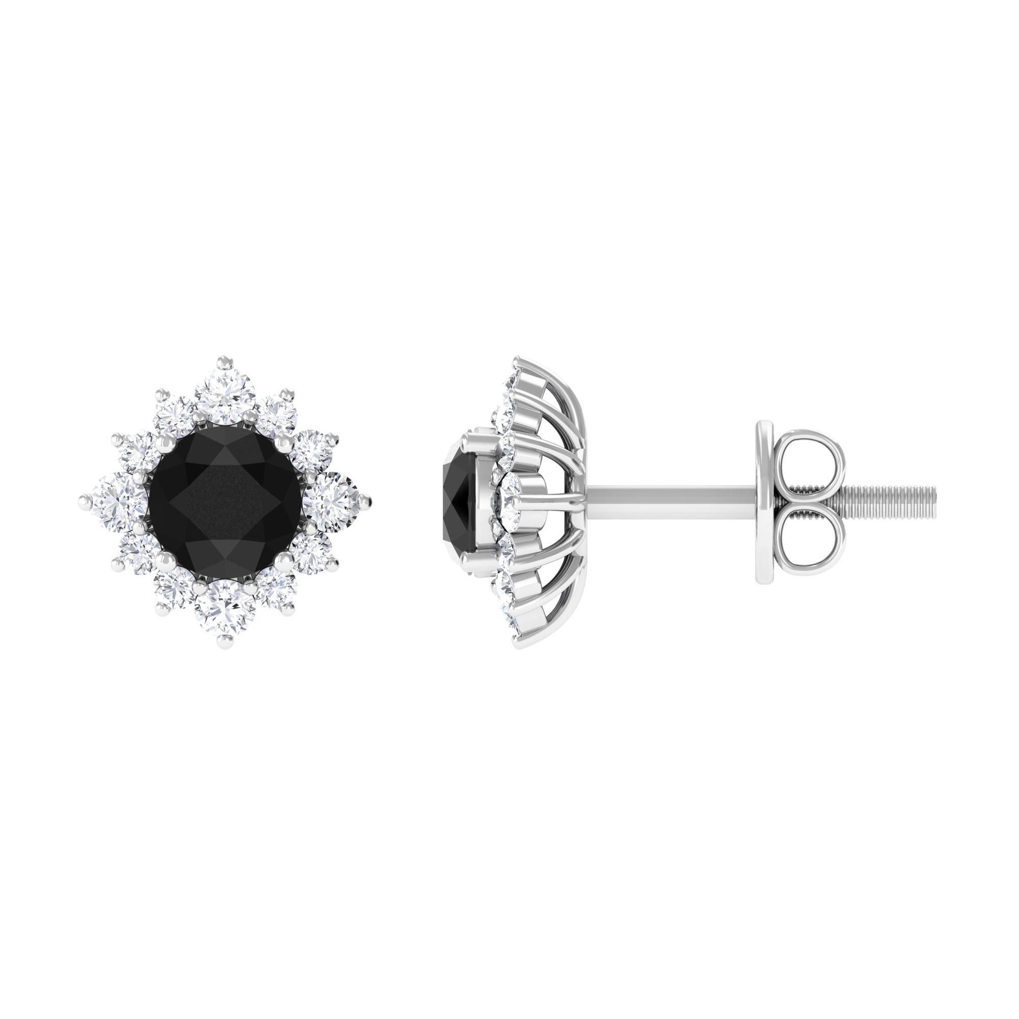 Real black earrings deals