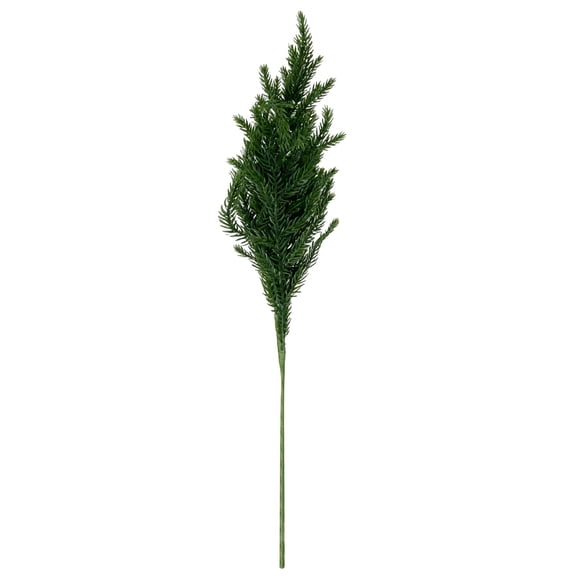 Real Branch Artificial Christmas Green Plants Branches Greenery Stem Cedar Picks For Vase DIY Crafts Garland Wreath Xmas Indoor Outdoor Home