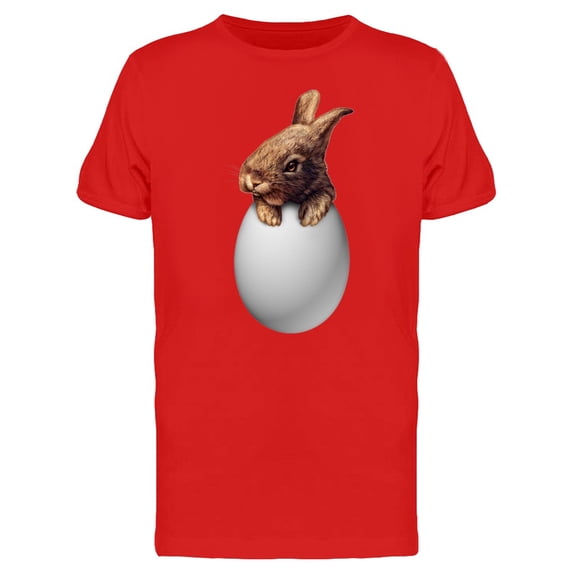 Real Bunny Out Of Egg Tee Men's -Image by Shutterstock