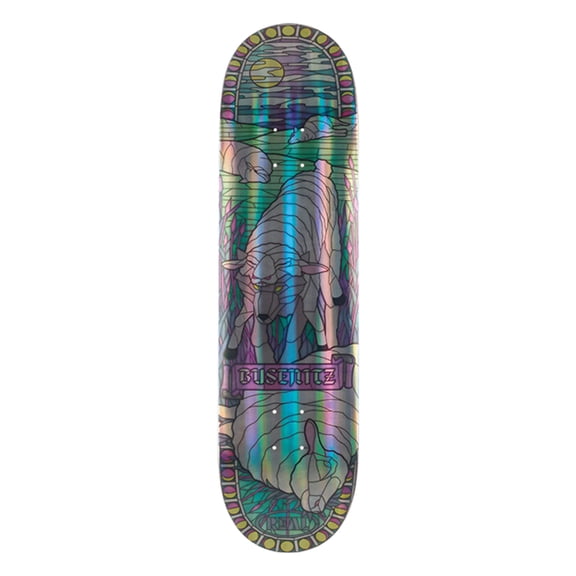 Real Busenitz Holo Cathedral Skateboard Deck - 8.38" (Deck Only)