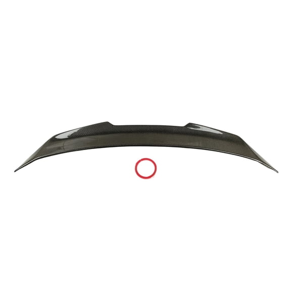 Real Carbon Fiber PSM Style Trunk Lid Rear Spoiler Wing Lip For LEXUS IS300 IS350 2014-2020 Tail Tailgate Splitter