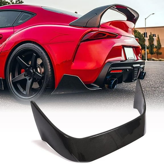 Real Carbon Fiber Rear Trunk Spoiler for Toyota Supra A90 2019-2021