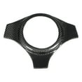 Real Carbon Fiber Steering Wheel Cover Glossy Replacement for Mitsubishi Lancer Evolution EVO 7