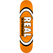 Real Classic Oval Skateboard Deck 7.5 Orange