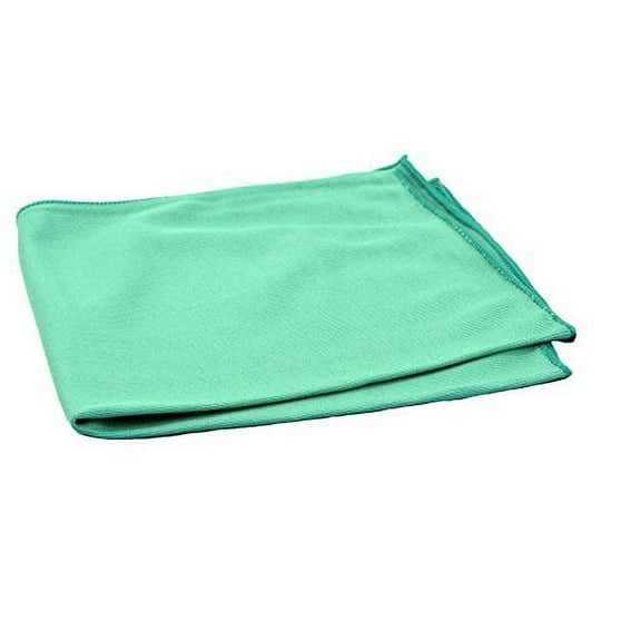Real Clean Green Microfiber Window Towel 16 inchX16 inch