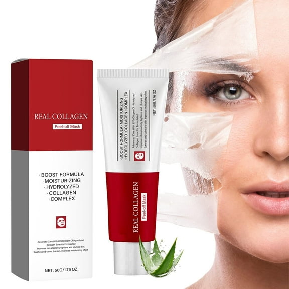 Real Collagen Fit Collagen Night Wrapping Collagen Face Overnight Peel Off Elasticity And Collagen For Dry Skin Korean Glass Skin Face Daily Skin Care Beauty Supplies for Women and Men