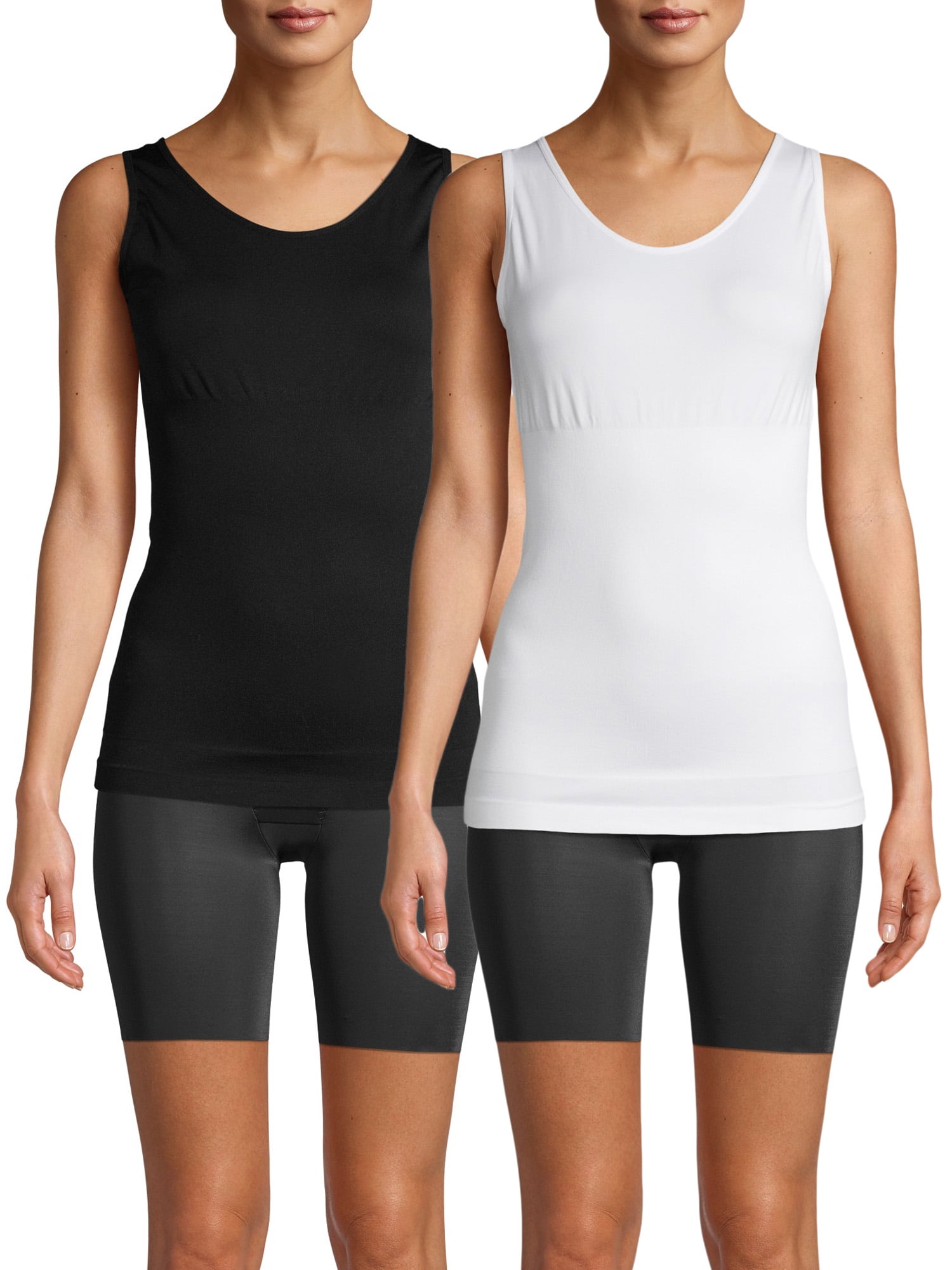 Real Comfort Lucy 2-Pack Seamless Basic Shaping Camisole Tank