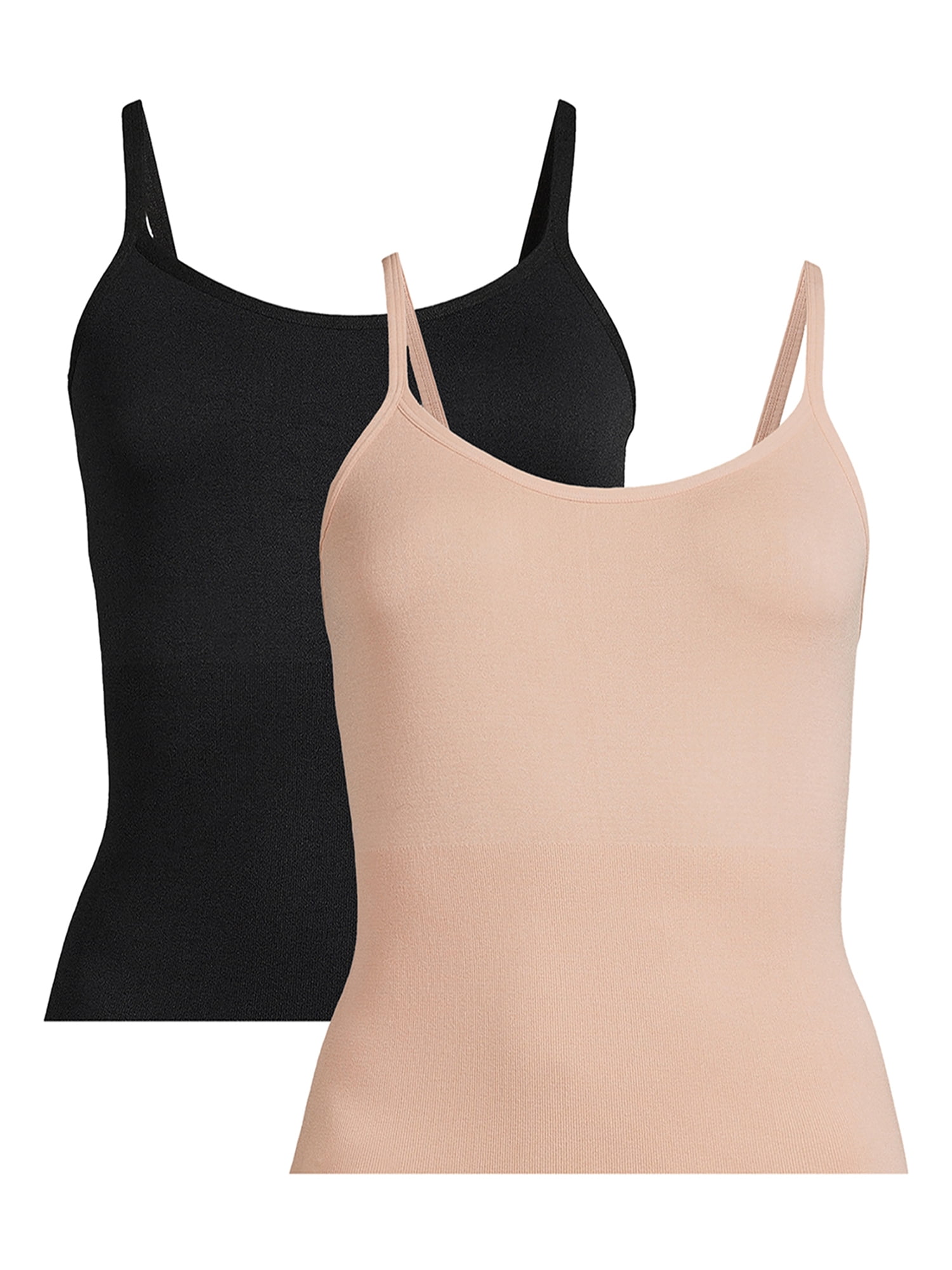 Comfort by Real Women's Seamless Shaping Camisole, 3-Pack