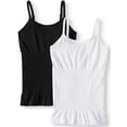 thumbnail image 1 of Real Comfort Women's and Women's Plus Linda 2-Pack Seamless Shaping Camisole, 1 of 4