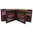 thumbnail image 1 of Real Cowhide Leather Mens Wallet RFID Blocking Multi Card Holder Wallets for Men Bifold Wallet, 1 of 9