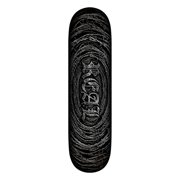 Real DBX Barbed Wire Foil Oval Skateboard Deck - 8.12" Black Deck Only