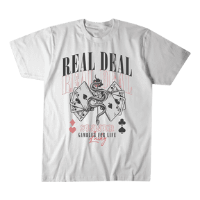 Trust The Universe Graphic Tee Gambler for Life, Cotton, Size S-2XL