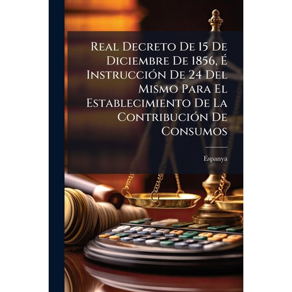 Real Decreto De 15 De Diciembre De 1856, Instruccin De 24 Del Mismo Para El Establecimiento De La Contribucin De Consumos : Con Las Tarifas Establecidas Por La Ley De Presupuestos De 25 De Noviembre De 1859, Que Rigen Desde 1o De Enero De 1860... (Paperback)