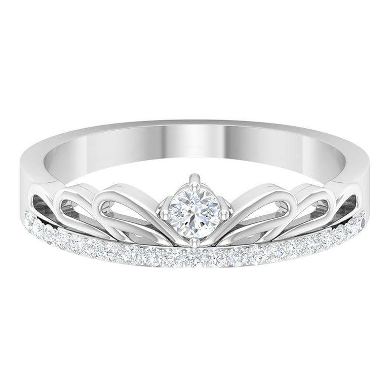 LADIES RING 0.25CT ROUND DIAMOND 14K WHITE GOLD (SI QUALITY) LADIES RING 0.25CT ROUND DIAMOND 14K WHITE GOLD (SI QUALITY)