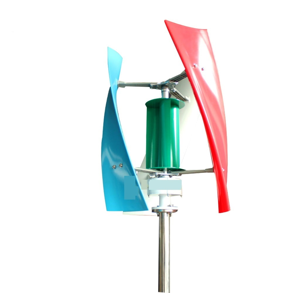 Real Efficiency Energy Windmill 1000W 1500W 12v 24v Vertical Axis Wind Turbine Generator For Hybrid Solar Wind System