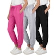thumbnail image 1 of 3 Pack Girls' Dry Fit Sweatpants Joggers Athletic Pants Teens Kids Hiking, 1 of 2