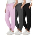 thumbnail image 1 of 3 Pack Girls' Dry Fit Sweatpants Joggers Athletic Pants Teens Kids Hiking, 1 of 2