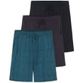 thumbnail image 1 of 3 Pack: Men's Soft Pajama Shorts with Drawstring & Pockets 4-Way Stretch & Wicking (Available In Big & Tall), 1 of 6