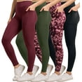 thumbnail image 1 of Real Essentials 3 Pack: Women's Joggers with Pockets - High Waist Workout Yoga Tapered Sweatpants Lounge (Available in Plus), 1 of 6