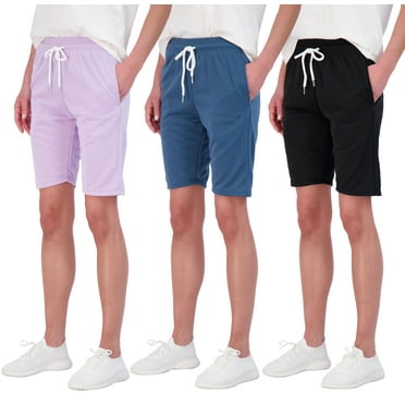 HUE Women's French Terry Bermuda Shorts With Pockets - Lounge & Pajama Comfort