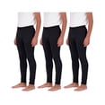 thumbnail image 1 of Real Essentials 3 Pack: Youth Boys Compression Pants Leggings Tights Baselayer Cold Gear Sports Football Basketball, 1 of 5