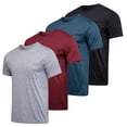 thumbnail image 1 of Real Essentials 4 Pack: Men's Dry-Fit Short Sleeve Pocket Crew Performance Athletic T-Shirt (Available in Big & Tall), 1 of 7