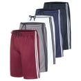 thumbnail image 1 of Real Essentials 5 Pack: Boys' Athletic Basketball Shorts with Pockets - Youth Activewear (Ages 4-18), 1 of 7