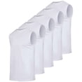 thumbnail image 1 of Real Essentials 5 Pack: Men's Breeze Tech Tank Tops Sleeveless Shirts Workout Muscle Athletic Running (Big & Tall Available), 1 of 5