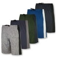 thumbnail image 1 of Real Essentials 5 Pack: Men's Dry-Fit Sweat Resistant Active Athletic Performance Shorts, 1 of 5