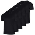 thumbnail image 1 of Real Essentials 5 Pack: Men's Mesh V Neck T Shirts Dry Fit Athletic Workout Gym Running Tees, 1 of 8