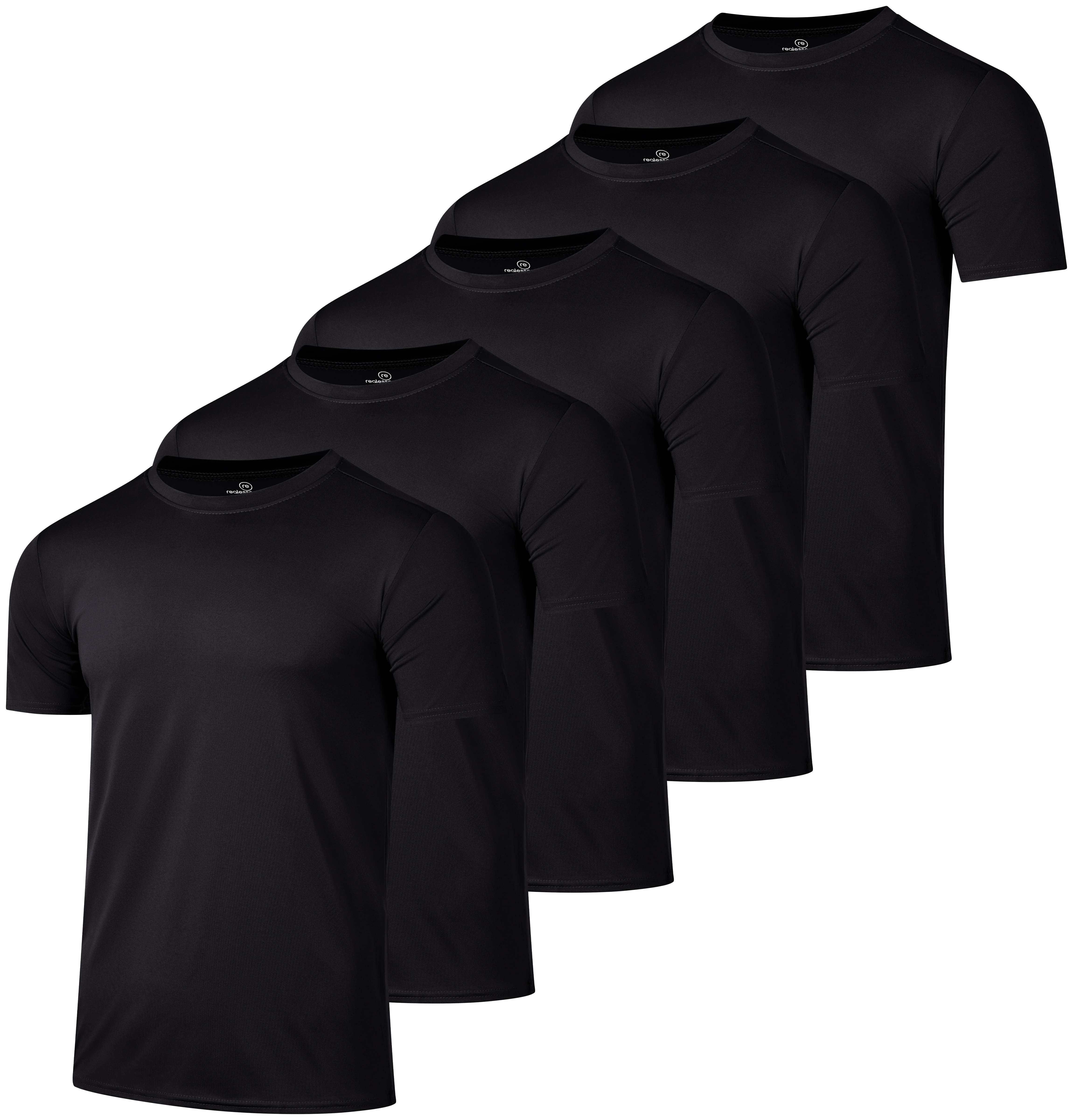 Real Essentials Pack: Men's Short Sleeve Dry Fit Active Crew