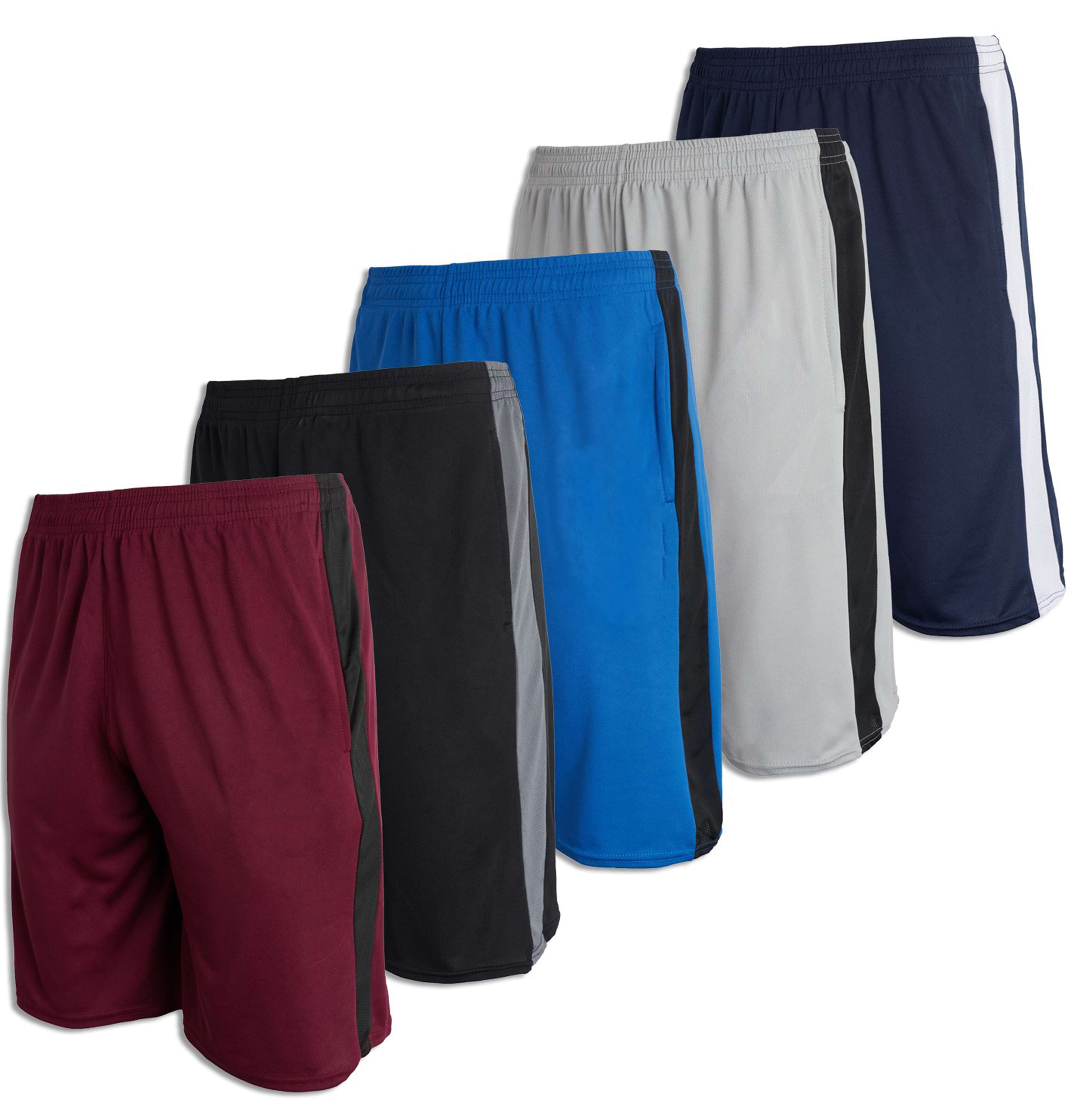Real Essentials Boys' 5-Pack Mesh Active Athletic Performance ...