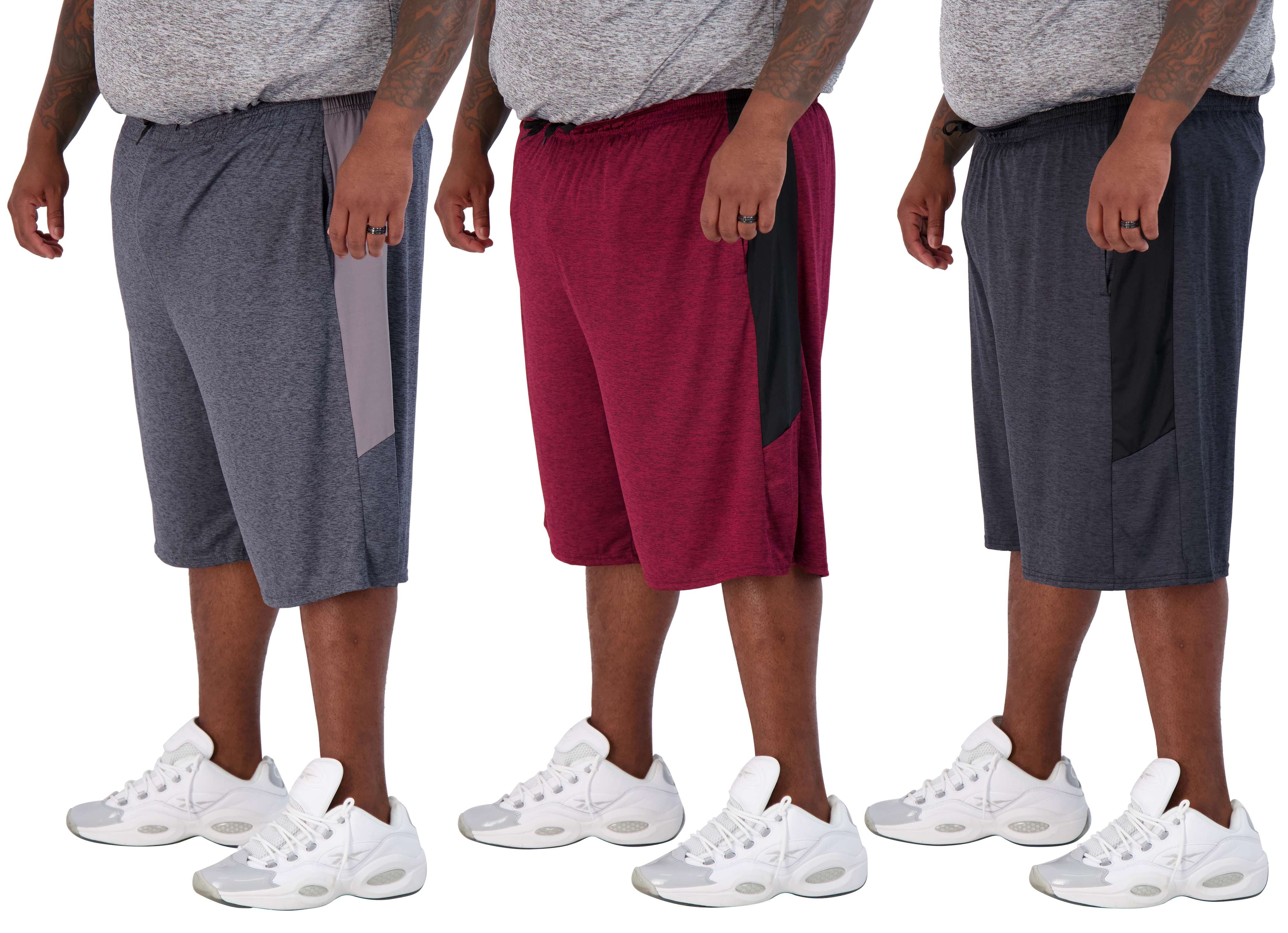 Champion Long Mesh Men's Shorts with Pockets Navy Blue at