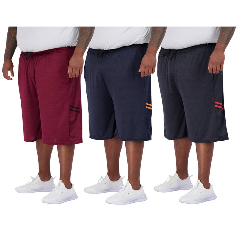 Big and tall mens athletic shorts online