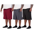 thumbnail image 1 of Real Essentials Men's Big & Tall 3-Pack Dry Fit & Mesh Active Athletic Perfomance Shorts (3X-5X), 1 of 5