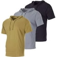 thumbnail image 1 of Real Essentials Men's Cotton Short-Sleeve Hoodie Hooded T-Shirt With Drawstring & Pockets (Available In Big & Tall), 1 of 6