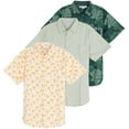 thumbnail image 1 of Real Essentials Men's Regular-Fit Short-Sleeve Poplin Shirt (Available In Big & Tall), 1 of 6