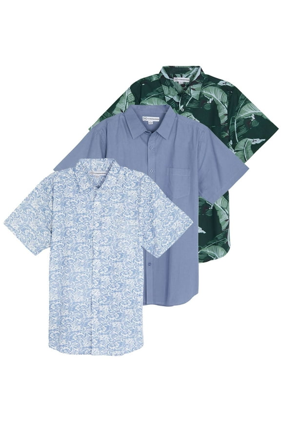 Men's Regular-Fit Short-Sleeve Poplin Shirt (Available In Big & Tall)