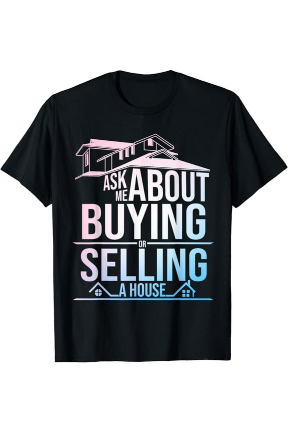 Real Estate Agent Art For Men Women Property Manager Realtor T-Shirt