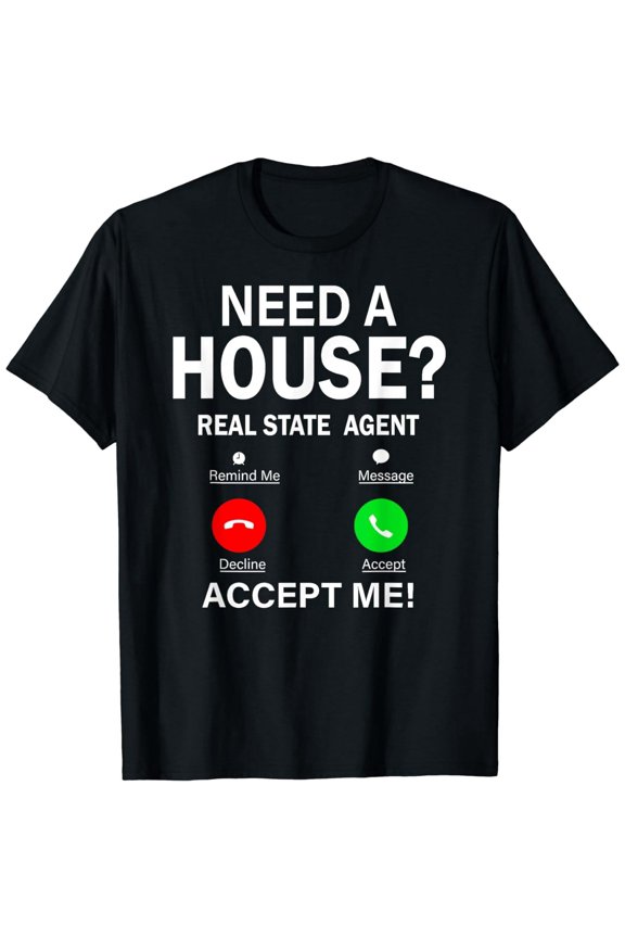 Real Estate Agent Broker Graphic T-Shirt Soft Cotton Casual Wear Unisex Gift