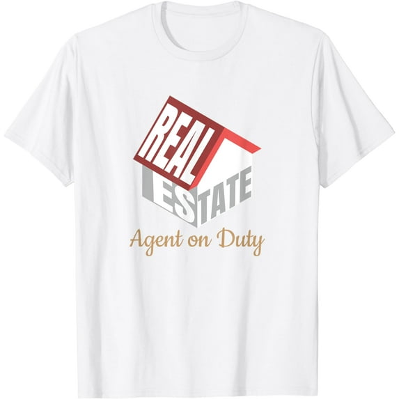 Real Estate Agent on Duty for Realtors Houses Gift T-Shirt
