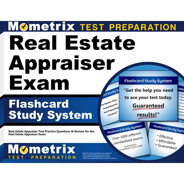 Real Estate Appraiser Exam Flashcard Study System Real Estate