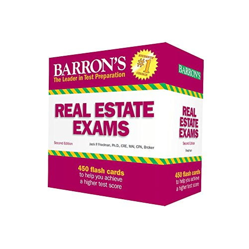 JACK P FRIEDMAN Real Estate Exam Flash Cards