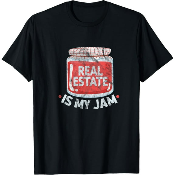 Real Estate House Home Agent Broker Distressed T-Shirt