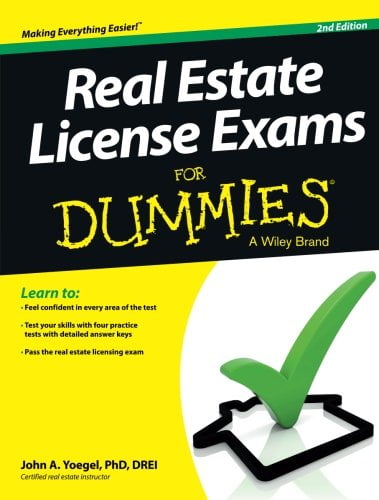 Pre-Owned Real Estate License Exams for Dummies (Paperback) 1118572831 9781118572832