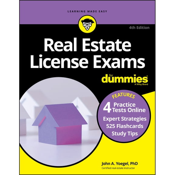 Pre-Owned Real Estate License Exams for Dummies with Online Practice Tests (Paperback)