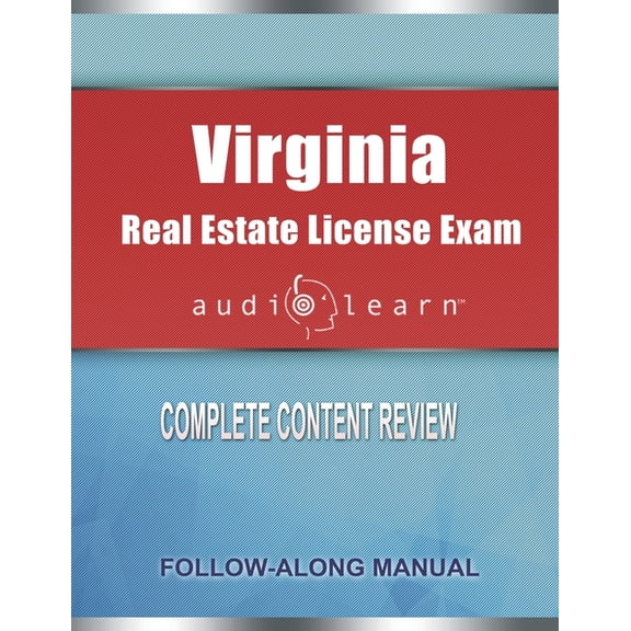 Virginia Real Estate License Exam AudioLearn: Complete Audio Review for the Real Estate License (Paperback) by Audiolearn Content Team
