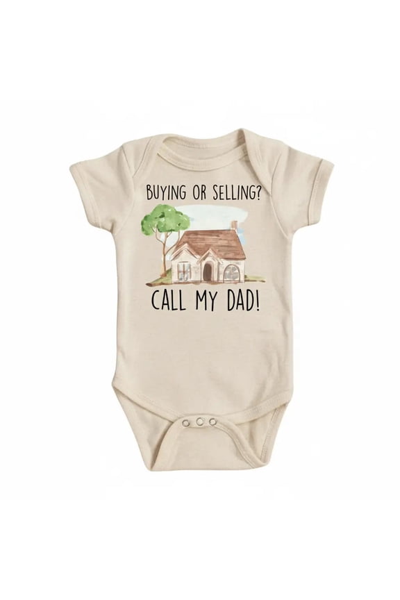 Real Estate Newborn Baby Bodysuits