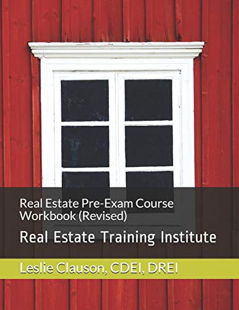 Pre-Owned Real Estate Pre Exam Course Workbook (Revised): Real Estate Training Institute Paperback